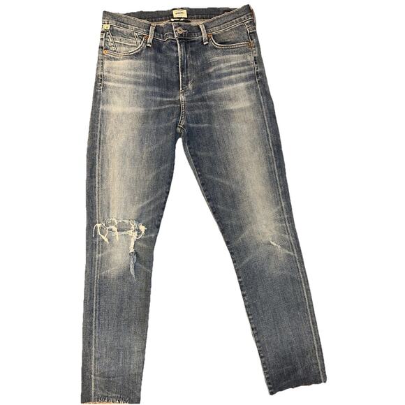 Citizens Of Humanity Jeans Womens 29 Blue Rocket High Rise Skinny Vintage - Picture 1 of 16